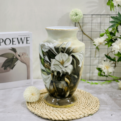 Bình hoa vẽ tay Bát tràng An Việt BHL23